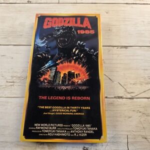 Godzilla 1985 The Legend Is Reborn VHS Starmaker Raymond Burr Sci-Fi Kaiju Movie